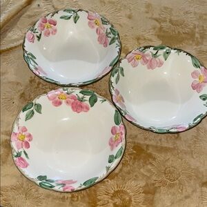 Franciscan 3 9 inch bowls